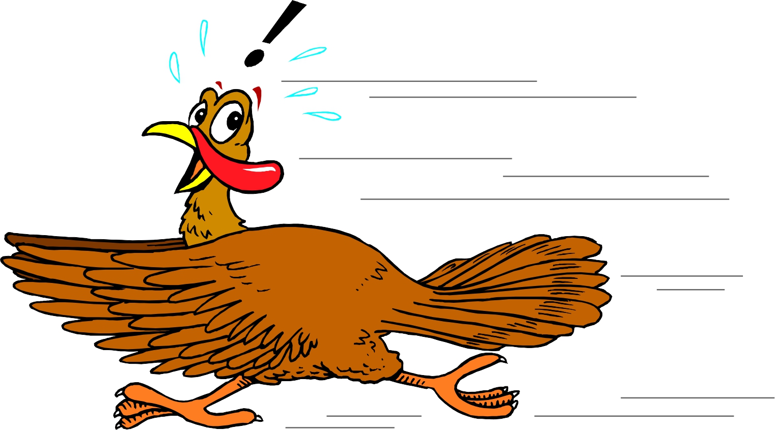 Turkey Trot Clip Art