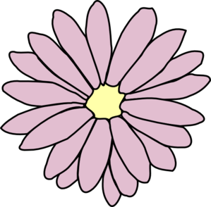 Pink Daisy Clipart