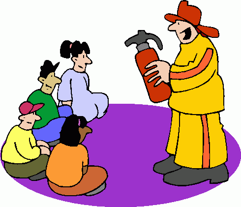 Classroom safety clipart