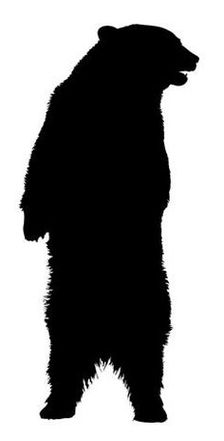 Bear Claw Silhouette Clipart - Free to use Clip Art Resource