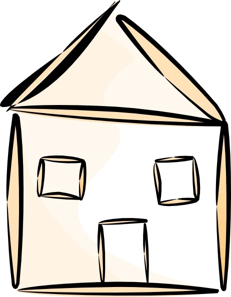 House open roof clipart