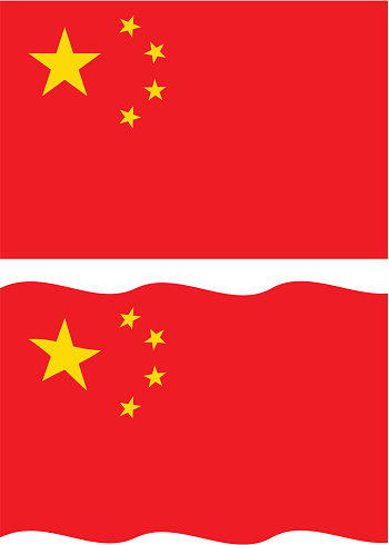 Chinese Flag Clip Art, Vector Images & Illustrations