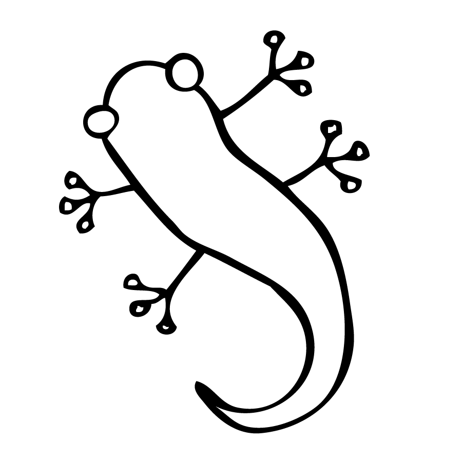 Funny Gecko Symbol