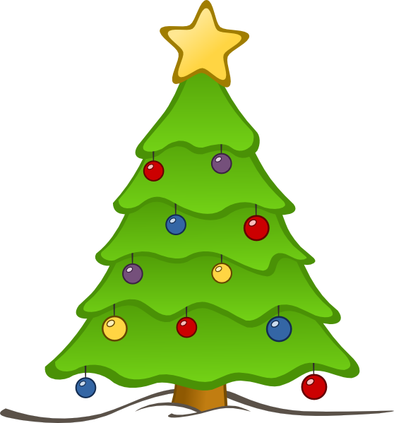 Christmas Clip Art Tree - Jamesrigby.net