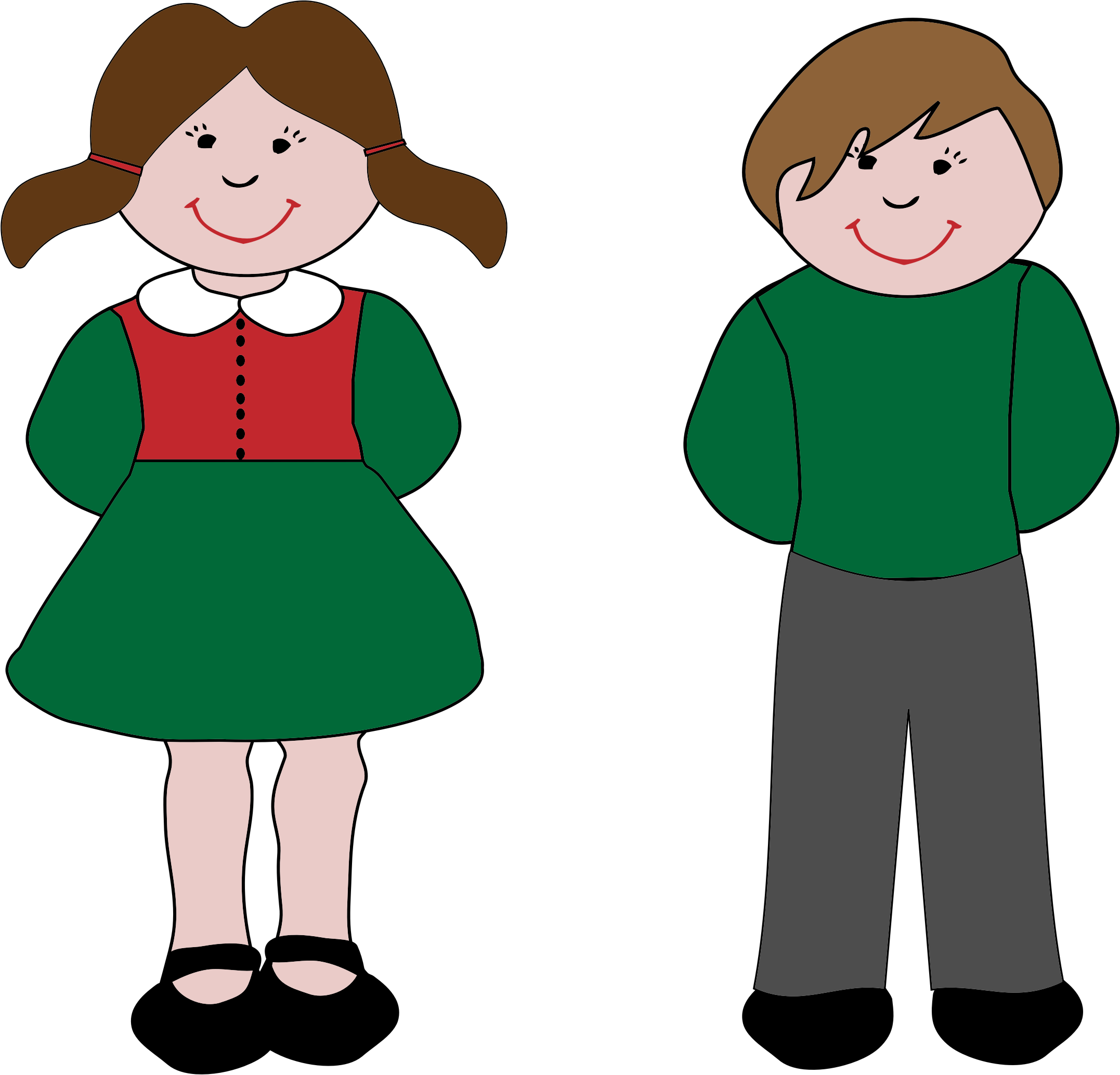 Boy and girl hd clipart - ClipartFox