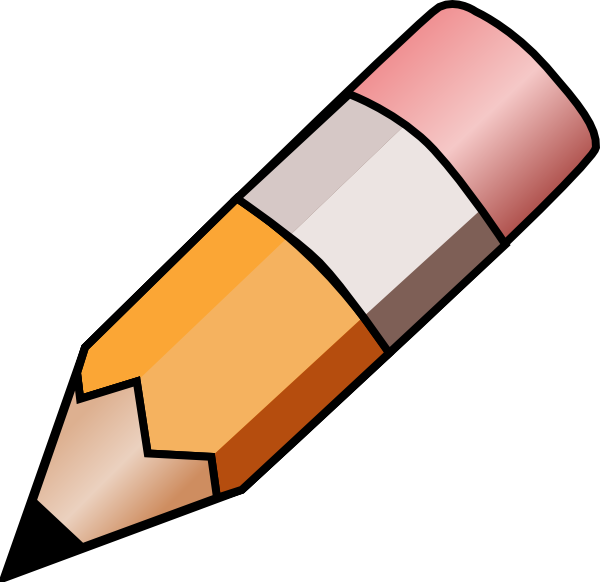 Transparent pencil clipart