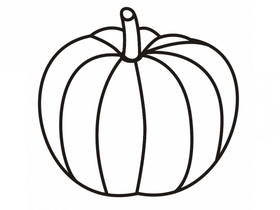 Pumpkin Line Art