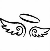 Baby angel wings clipart