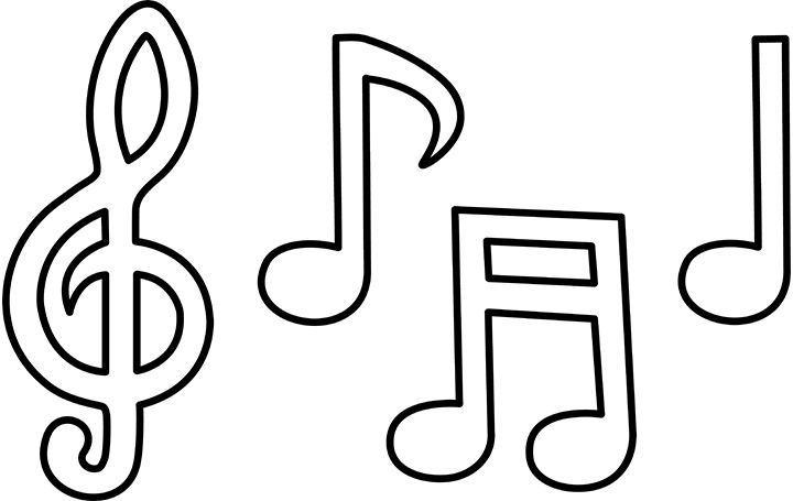Coloring Pages Of Music Notes Page 1