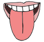 Tongue Out Outline for Classroom / Therapy Use - Great Tongue Out ...