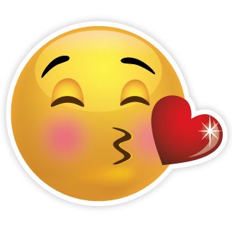 Kiss Emoji | Emoji Faces, Emoticon ...