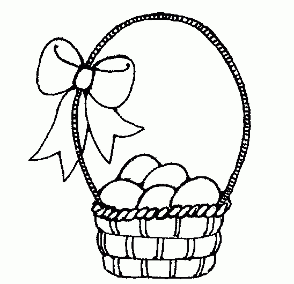 Easter Basket Drawing - Drawing Art Gallery