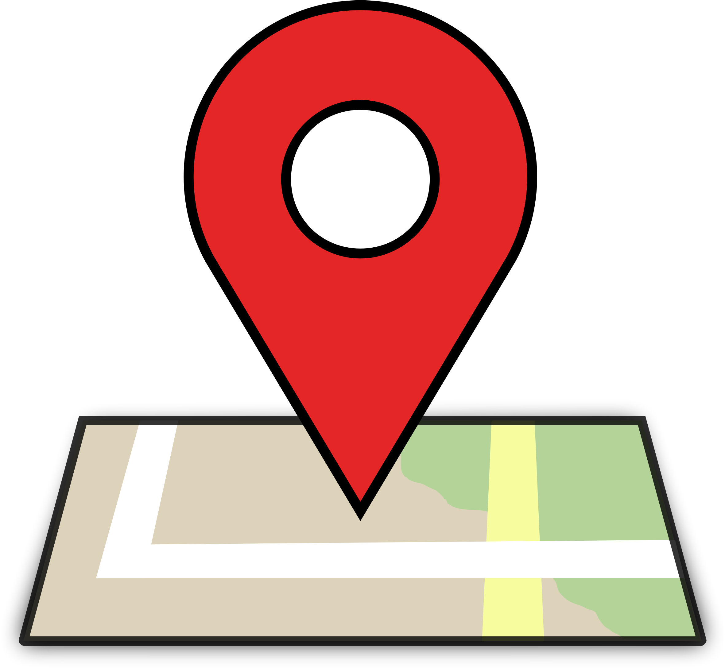Google map pin point clipart