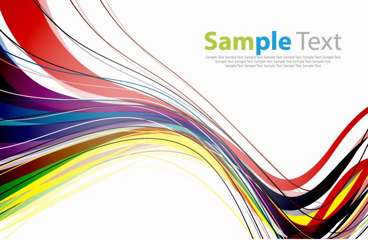 Abstract Colorful Line Vector Background Free Vector Graphics All ...