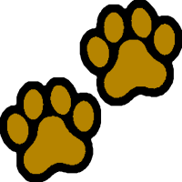 Lion paw clipart free