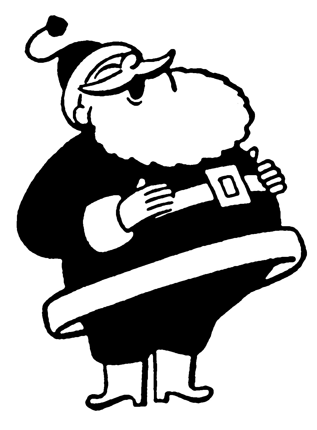 Religious Christmas Clipart Black And White - Free ...