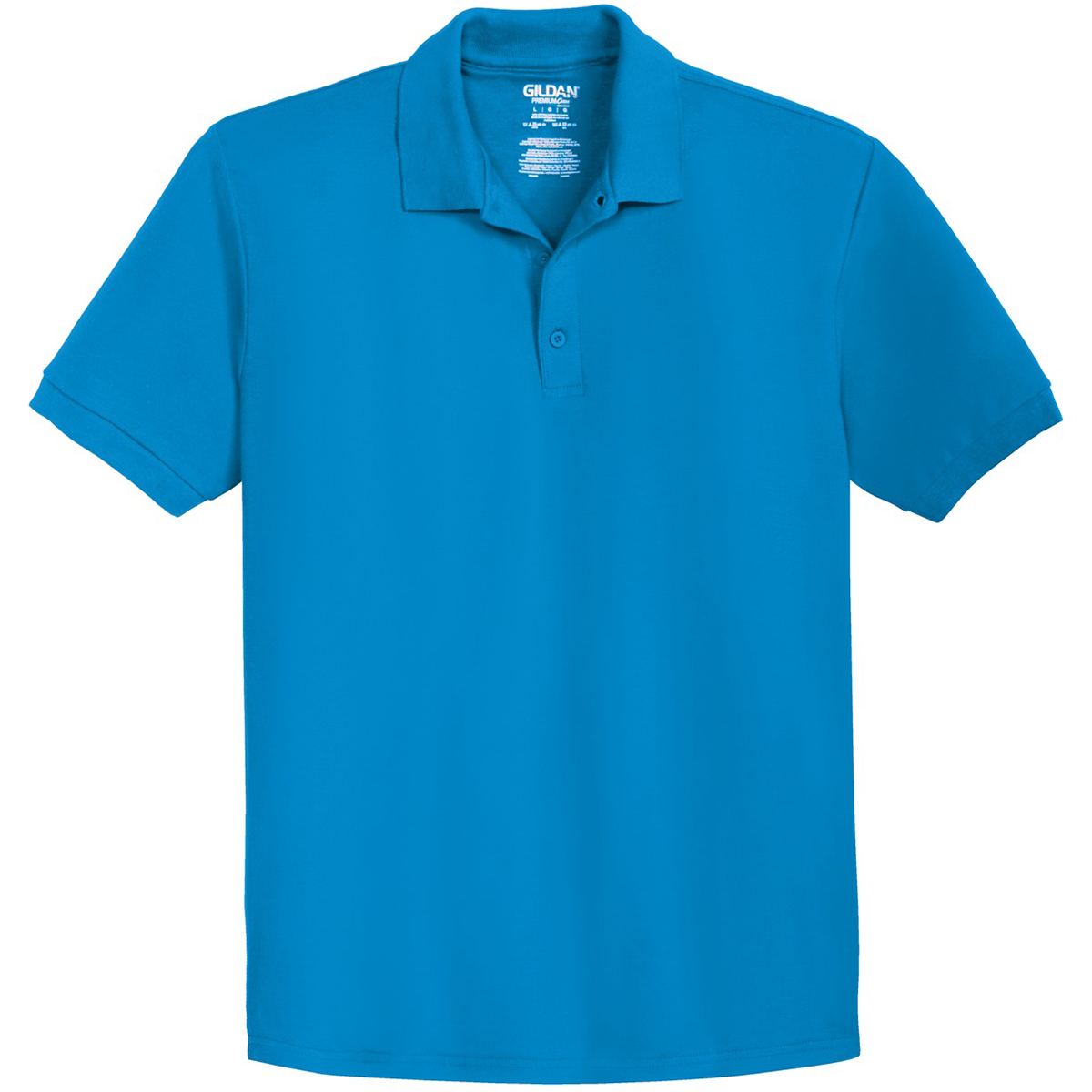 Gildan 82800 Double Pique Cotton Sport Shirt - Sapphire ...