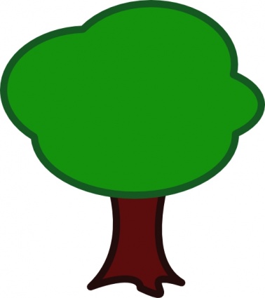 Tree clip art vector, free vector graphics