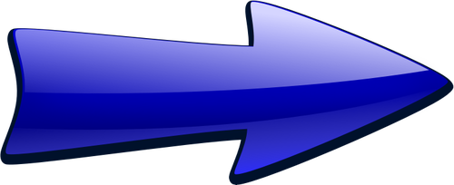 Blue arrow pointing right vector illustration | Public domain vectors