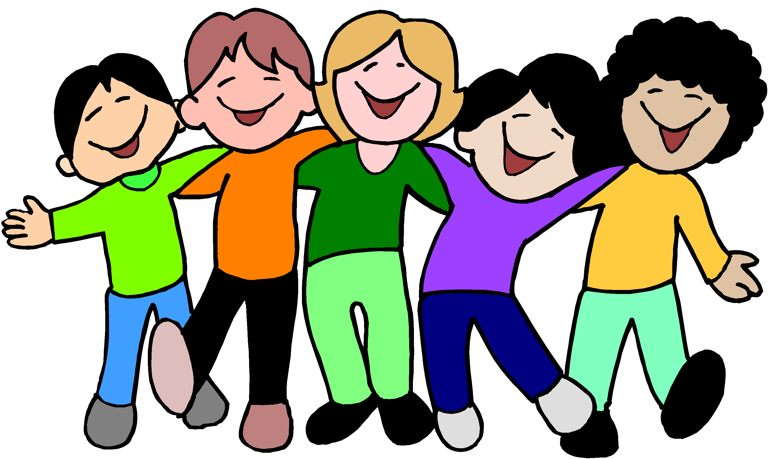 Kids helping free clipart