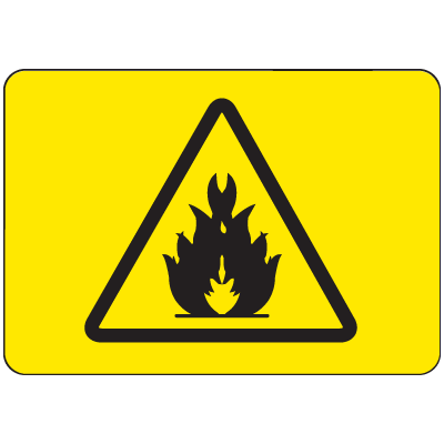 International Symbols Signs - Flammable Material | Seton