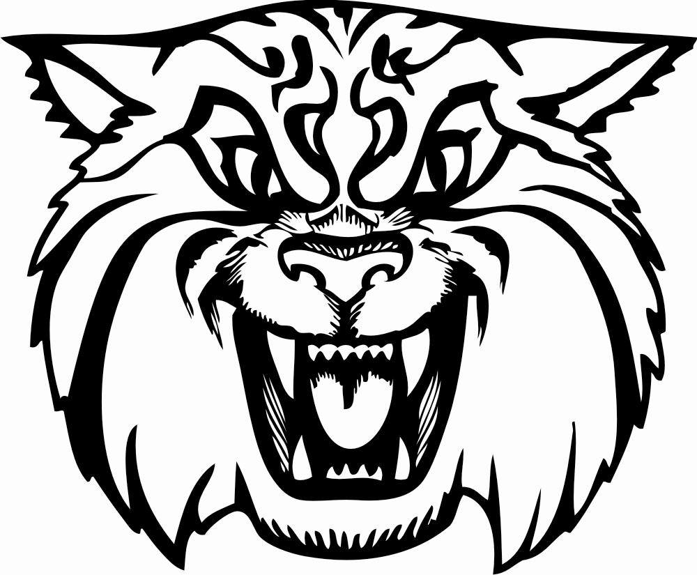 Wildcat Mascot Clipart