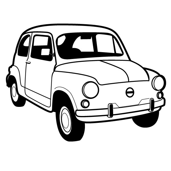 Fiat 600 Vector