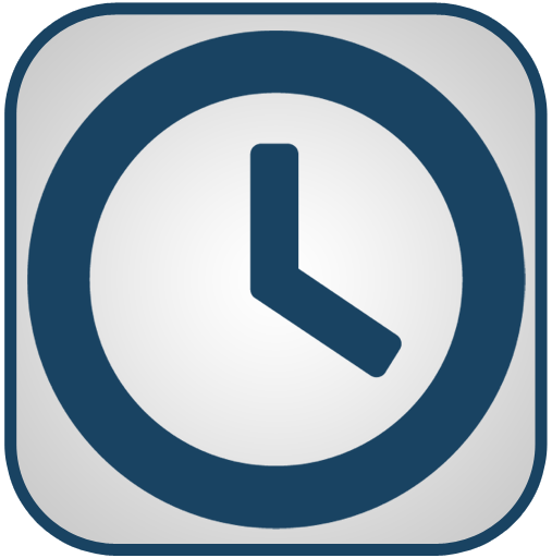 Blue And White Clock Icon, PNG ClipArt Image