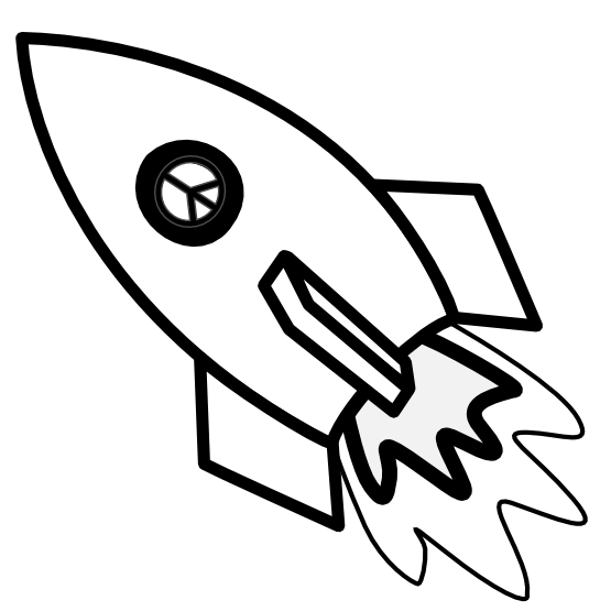 Rockets Line Drawing - ClipArt Best