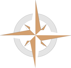 Tan Compass Rose clip art - vector clip art online, royalty free ...