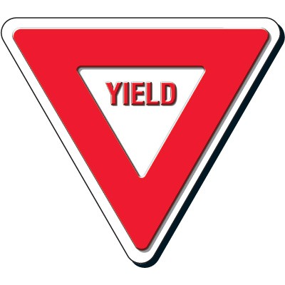 3-D Yield Traffic Sign - 44143