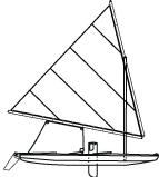 sunfish sailboat clipart illustrations