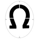 Tourna Horseshoe Stencil SHOE-