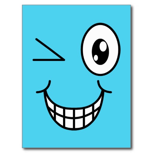 Wink Cartoon Face - ClipArt Best