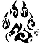 deviantART: More Like Tribal Wolf Paw by Mistress-