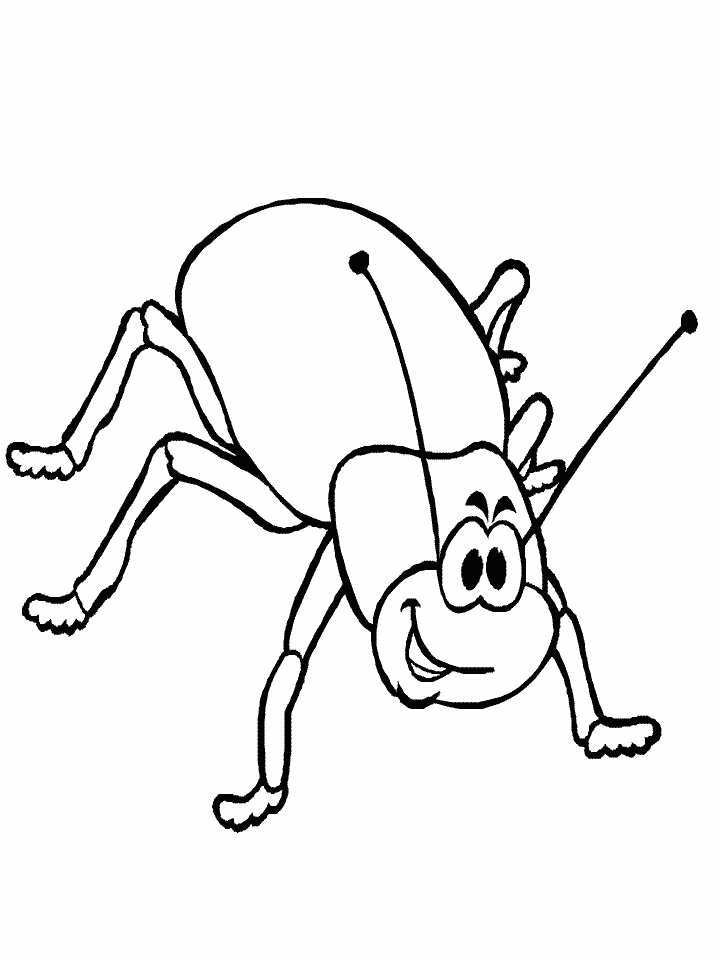 Beetle bug coloring page