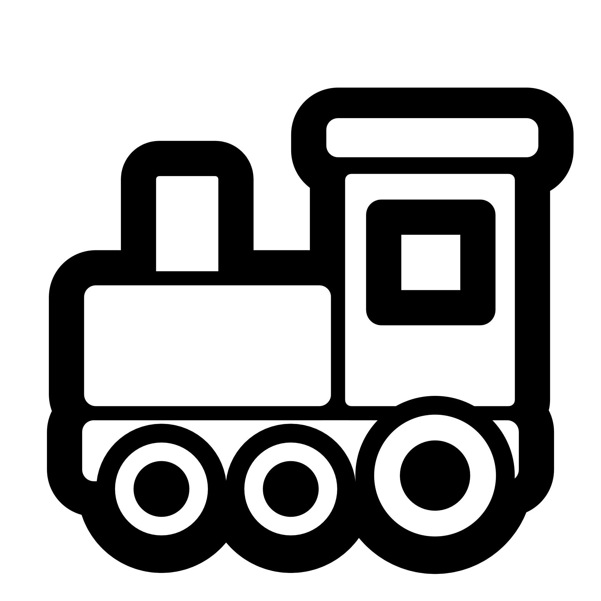 Train Engine Black And White Clipart