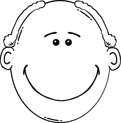 Outline Of Face | Free Download Clip Art | Free Clip Art | on ...