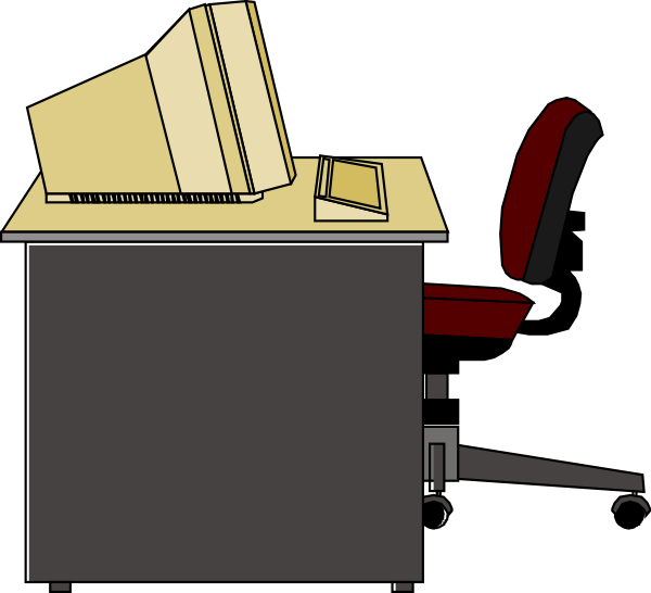 Office Workstation Clipart