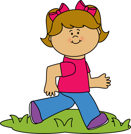 Girl run clipart png