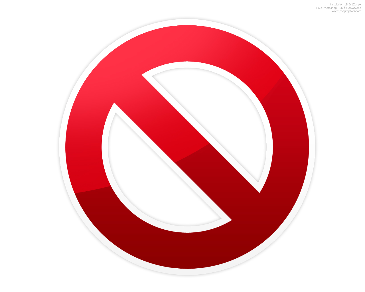 Do Not Use Clipart