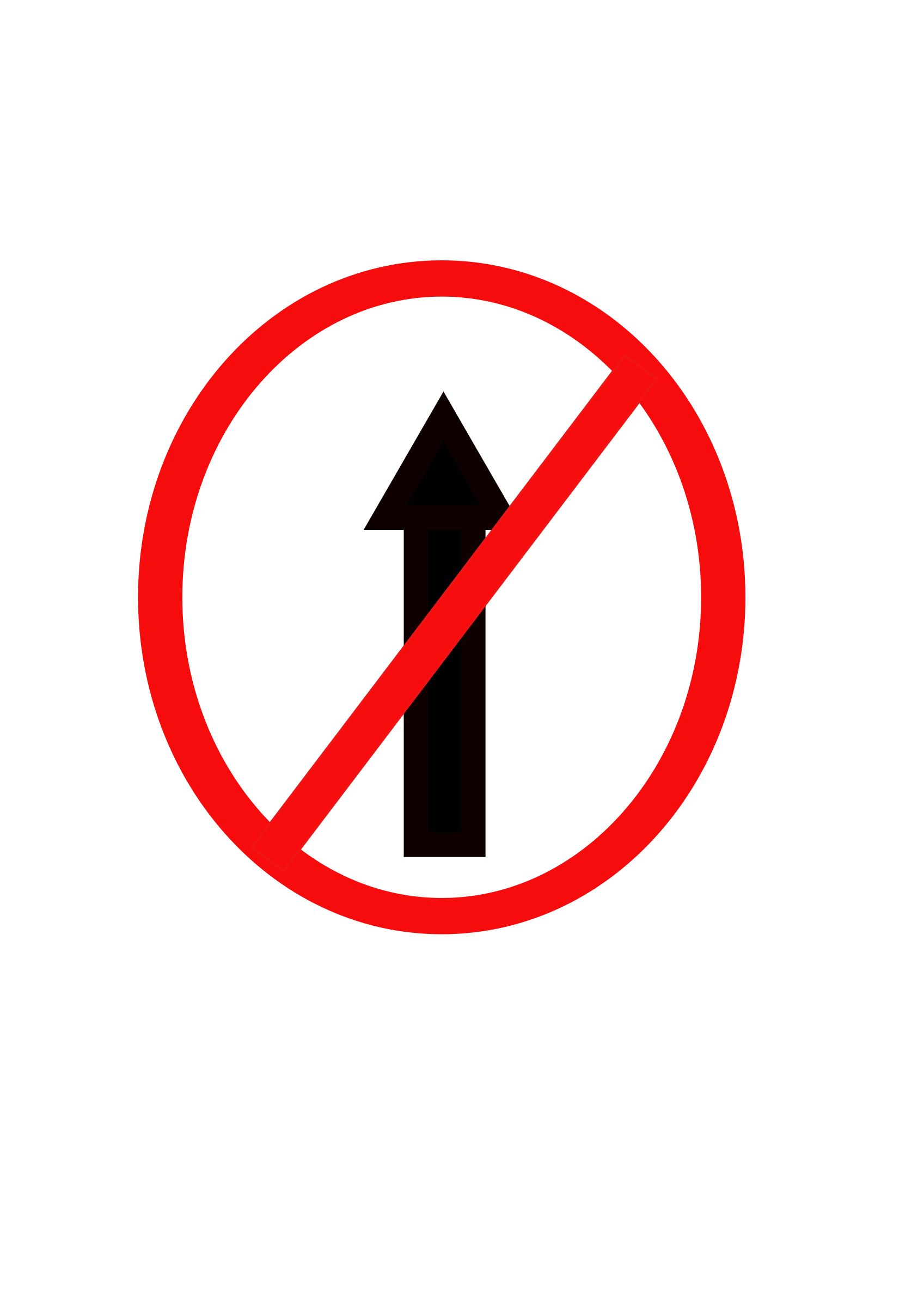 Clipart - Indian road sign - No entry