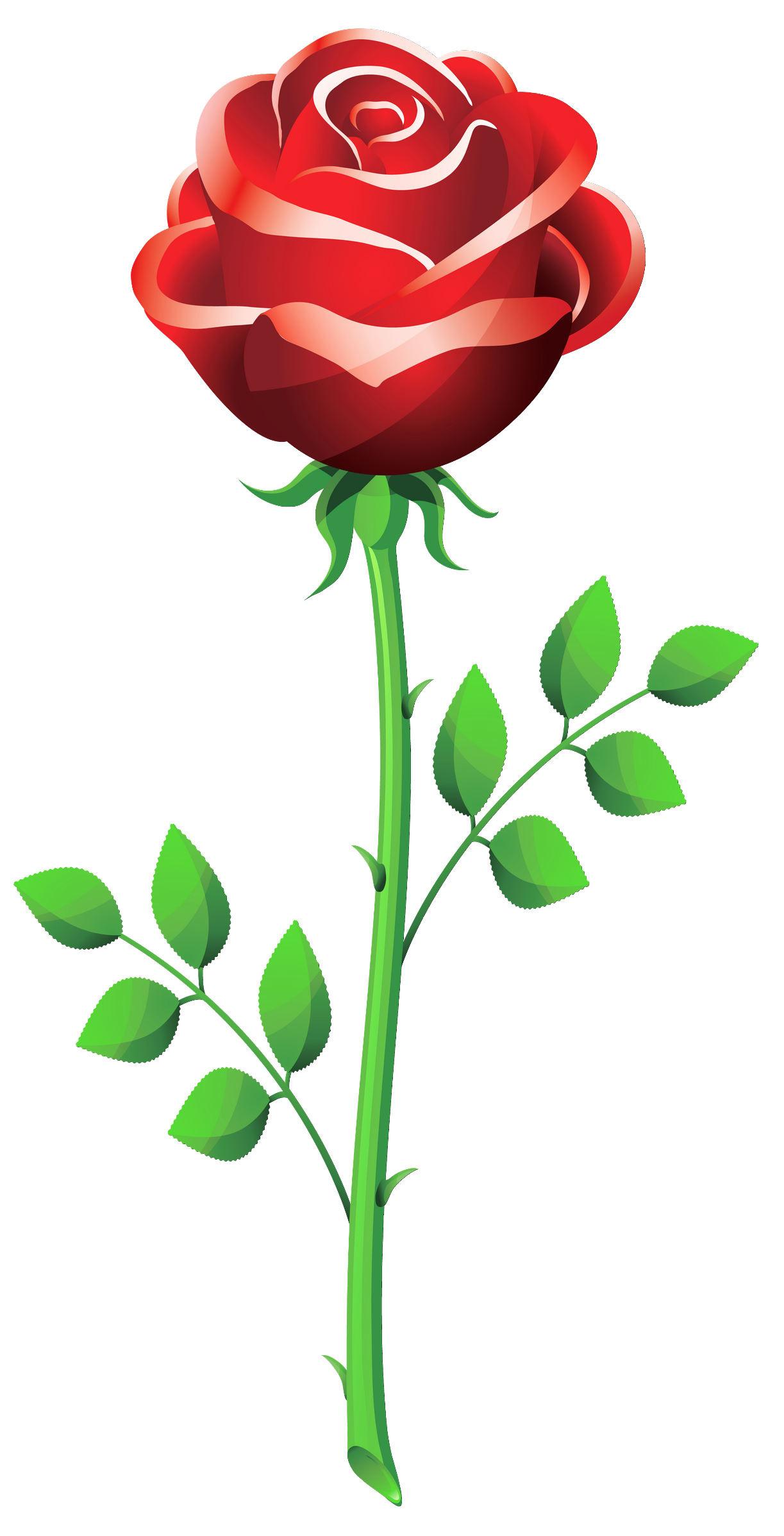 Rose Clip Art Vector - Free Clipart Images