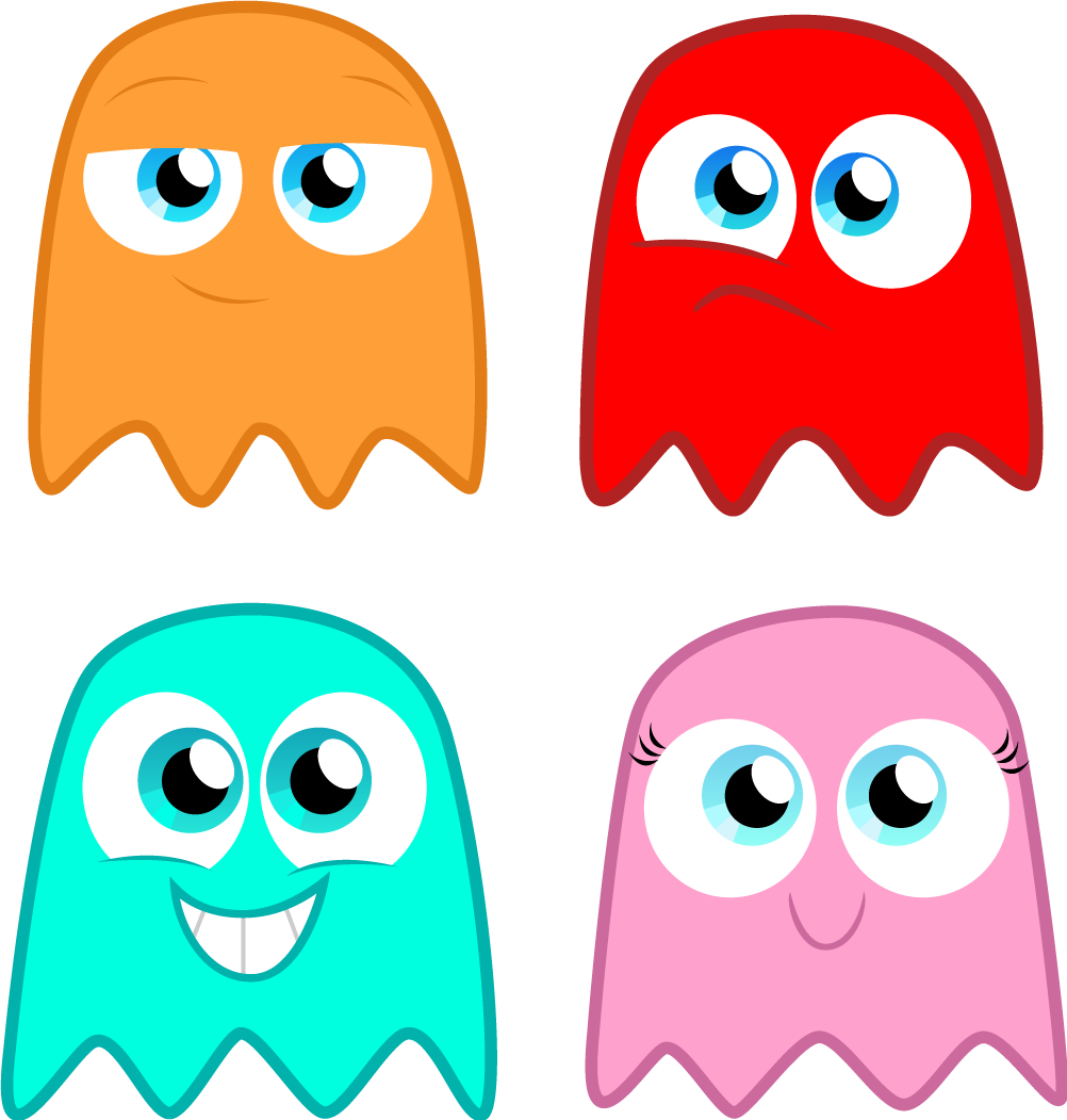 The Pac-Man Ghosts by Percyfan94 on DeviantArt
