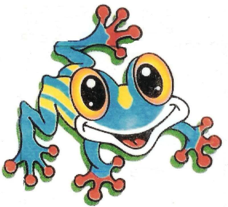 Funny frog clipart