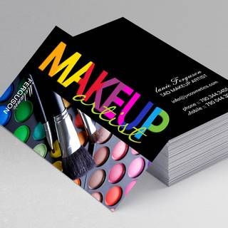 Business cards, Makeup artists and Business