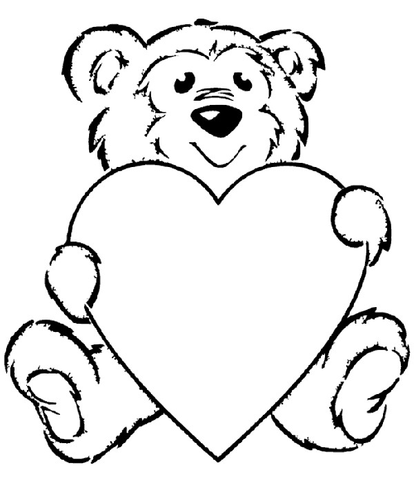 Teddy Bear Coloring Pages #10313