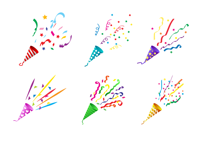 Free Party Popper Vector - Download Free Vector Art, Stock ...