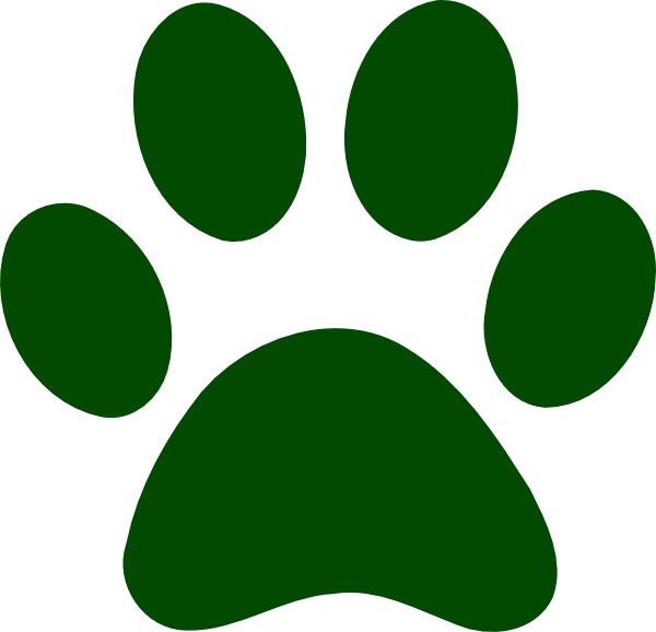 Image of Bulldog Paw Clipart #13638, Paws Green Clip Art - Clipartoons