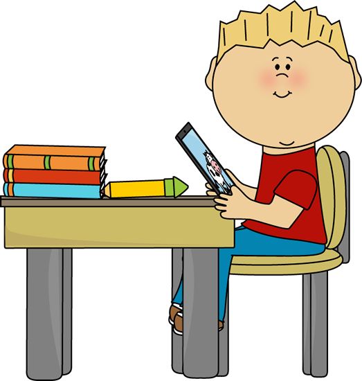 Learning in school clipart